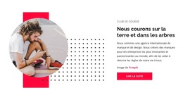 Un Super Trail Running - Modèle De Site Web Professionnel Premium