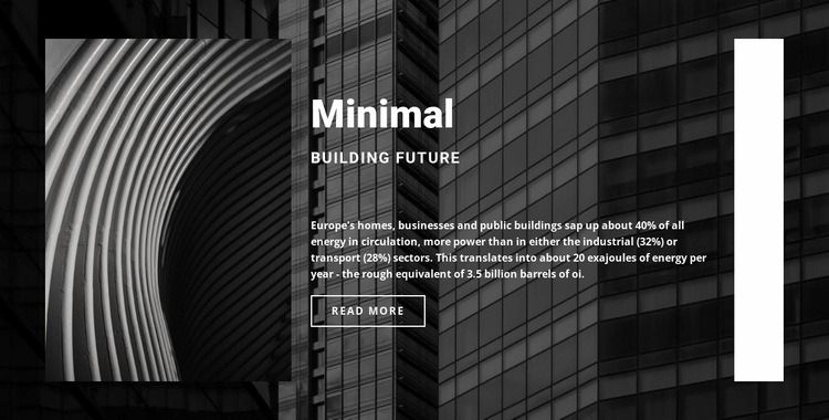 We build to last Homepage Design