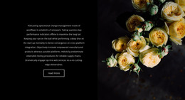 HTML Page Design For Flowers Are Back In Fashion