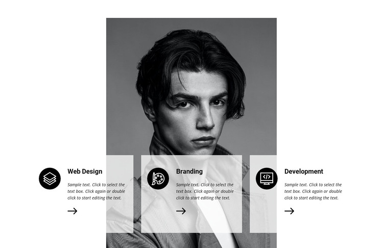 Business directions to start HTML Template