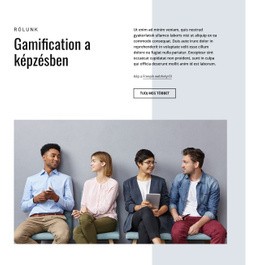 Gamification Az Üzleti Képzésben - Egyoldalas Sablon