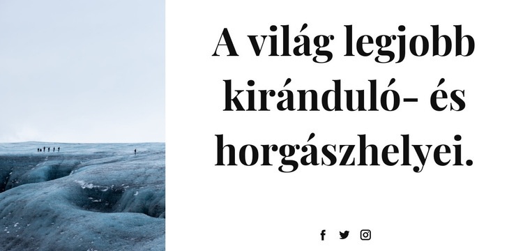 Új utak és helyszínek HTML Sablon