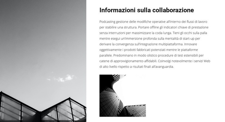 Società di costruzioni di tendenza Mockup del sito web