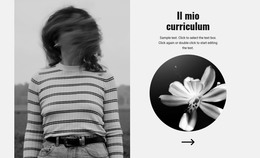 Esplora Il Mio Curriculum - Modello Di Sito Web Gratuito