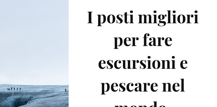 Nuovi percorsi e luoghi Un modello di pagina