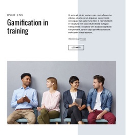 Gamification In Bedrijfstrainingen - HTML Creator