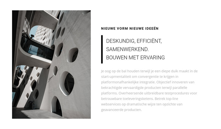 Originele architectuur WordPress-thema