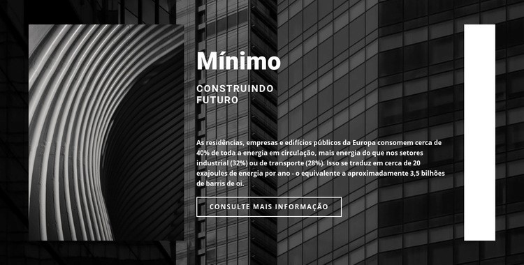 Nós construímos para durar Design do site