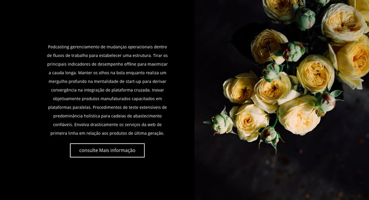 As flores estão de volta à moda Modelo de site