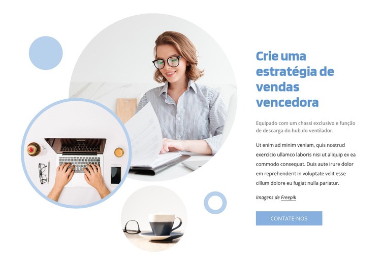 Estratégia de vendas vencedora Landing Page