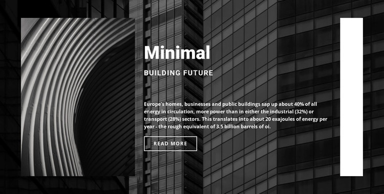 We build to last Squarespace Template Alternative