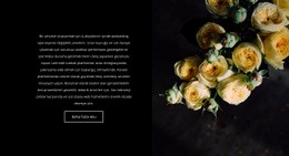 Çiçekler Modaya Geri Döndü Duyarlı Web Sitesi