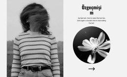 Özgeçmişimi Keşfedin Site Şablonu