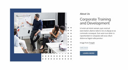 Corporate Training And Development - Website Builder For Inspiration