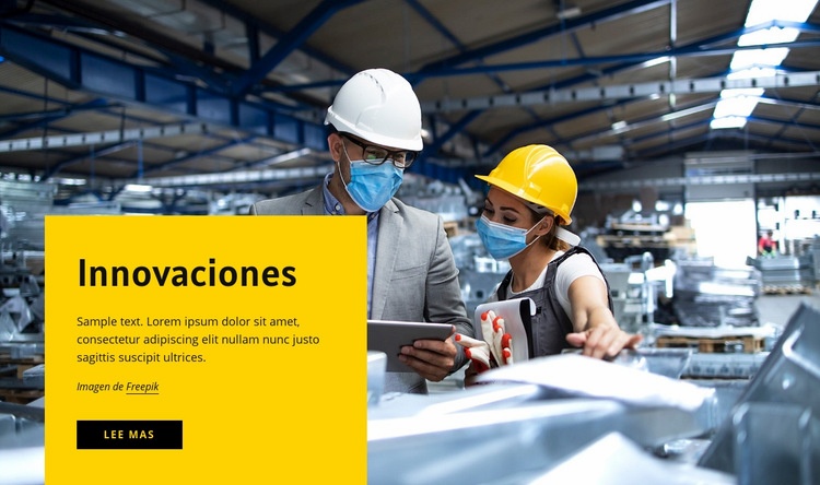 7 tendencias de innovación en la fabricación Creador de sitios web HTML