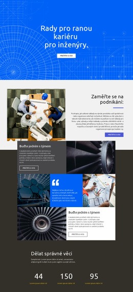 Rada Pro Inženýry – Bezplatné Šablony Motivů Html5