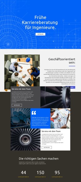 Beratung Für Ingenieure – Beste CSS-Vorlage