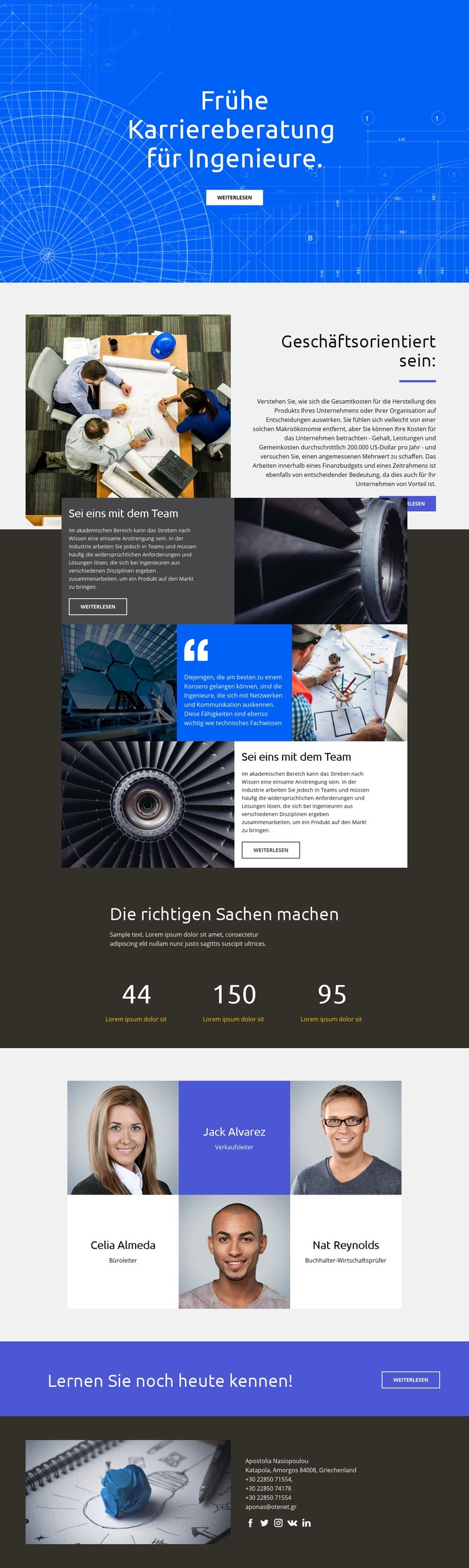 Beratung für Ingenieure Website design