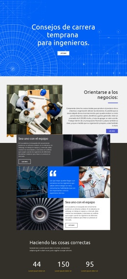 Diseño Web Gratuito Para Consejos Para Ingenieros