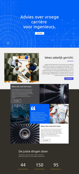 Gratis Download Voor Advies Voor Ingenieurs Html-Sjabloon