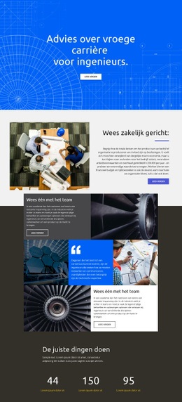 Advies Voor Ingenieurs - Gratis HTML5-Sjabloon