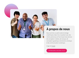 À Propos Du Petit Studio De Design - Modèle De Création De Site Web