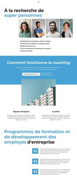 Profil De L'Entreprise - HTML Designer