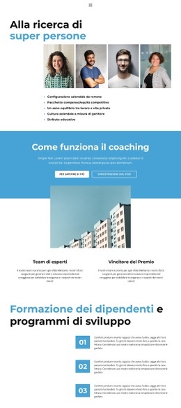 Profilo Aziendale - Modello HTML5 Personalizzato