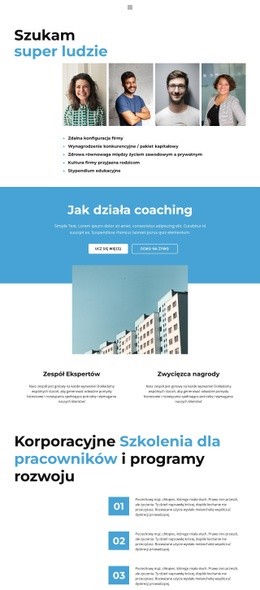 Bezpłatny Projekt Strony Internetowej Dla Profil Biznesowy