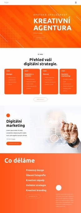 Vytváříme Digitální Řešení - Šablona Bootstrapu