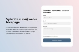 Vytvořte Si Web S Nicepage – Šablona Stránky HTML