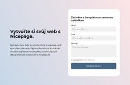 Vytvořte Si Web S Nicepage - Krásný Design Webových Stránek