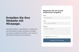 Erstellen Sie Eine Website Mit Nicepage