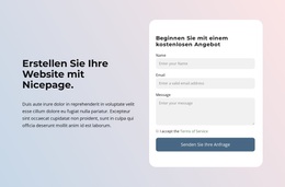 Erstellen Sie Eine Website Mit Nicepage