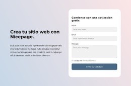 Crear Un Sitio Web Con Nicepage - Creador De Sitios Web Profesional Personalizable