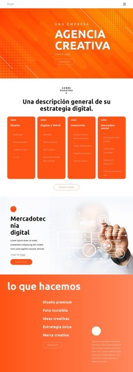 Impresionante Diseño De Sitio Web Para Creamos Soluciones Digitales