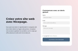 Créer Un Site Internet Avec Nicepage - Belle Conception De Site Web