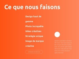 Conception Haut De Gamme - Build HTML Website