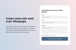 Créer Un Site Internet Avec Nicepage - HTML5 Website Builder