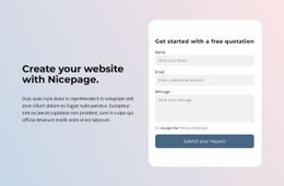 Create A Website With Nicepage