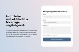 Hozzon Létre Egy Weboldalt A Nicepage Segítségével – Weboldal Tervezés