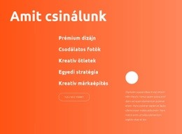 Exkluzív Webhelytervezés Prémium Dizájn Számára