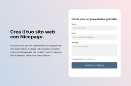 Crea Un Sito Web Con Nicepage - Bellissimo Design Del Sito Web