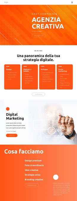Creiamo Soluzioni Digitali - Modello Di Sito Web Gratuito