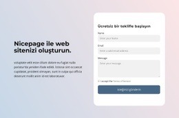 Nicepage Ile Bir Web Sitesi Oluşturun