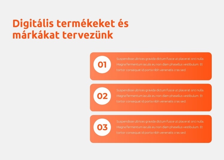 Digitális termékeket tervezünk CSS sablon