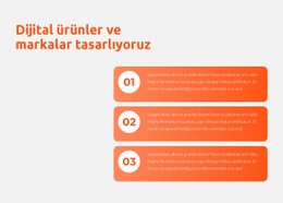 Dijital Ürünler Tasarlıyoruz Premium Şablon