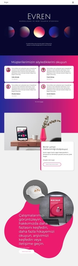 Tasarım Konseptlerinin Geliştirilmesi Için Harika Web Sitesi Tasarımı