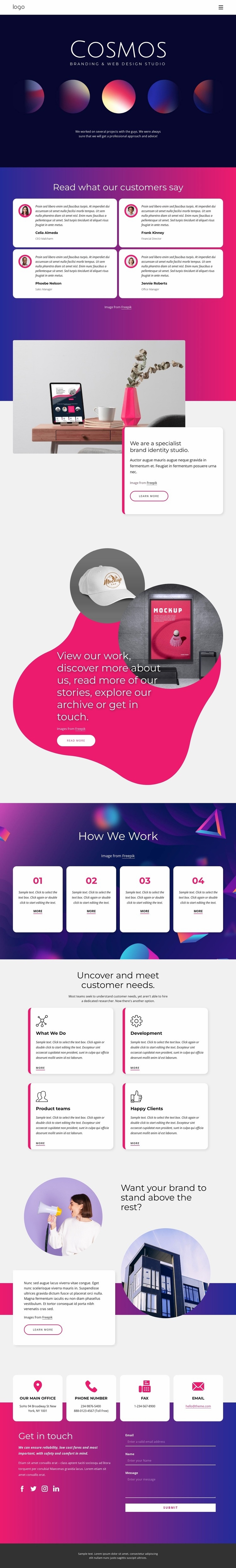 Development of designconcepts Webflow Template Alternative