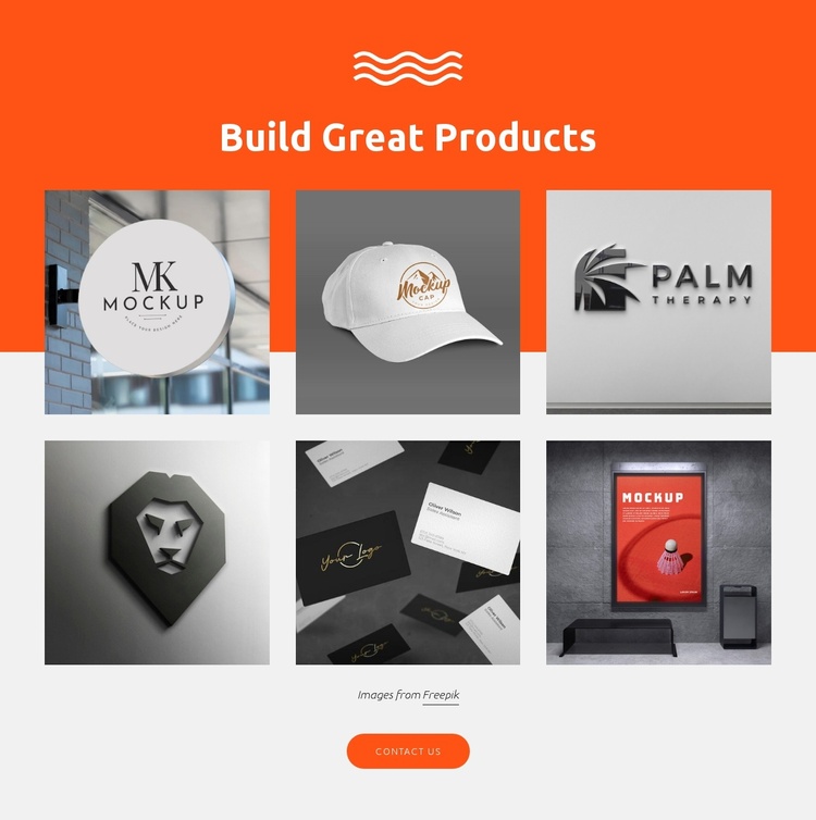 Product design for startups Website Template